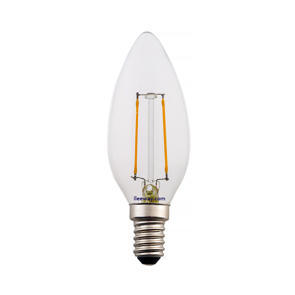 Led Filament Bulb C35 2w4w Leeway 8178